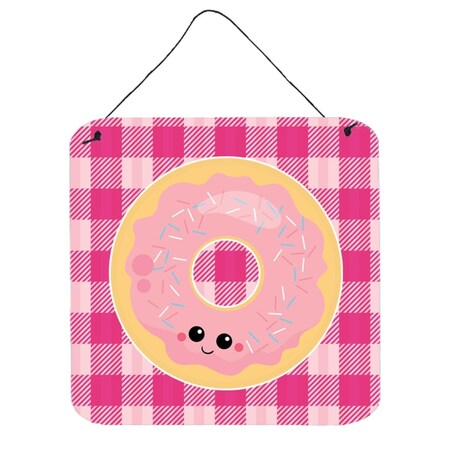 Carolines Treasures Donut Face Wall or Door Hanging Prints BB7048DS66